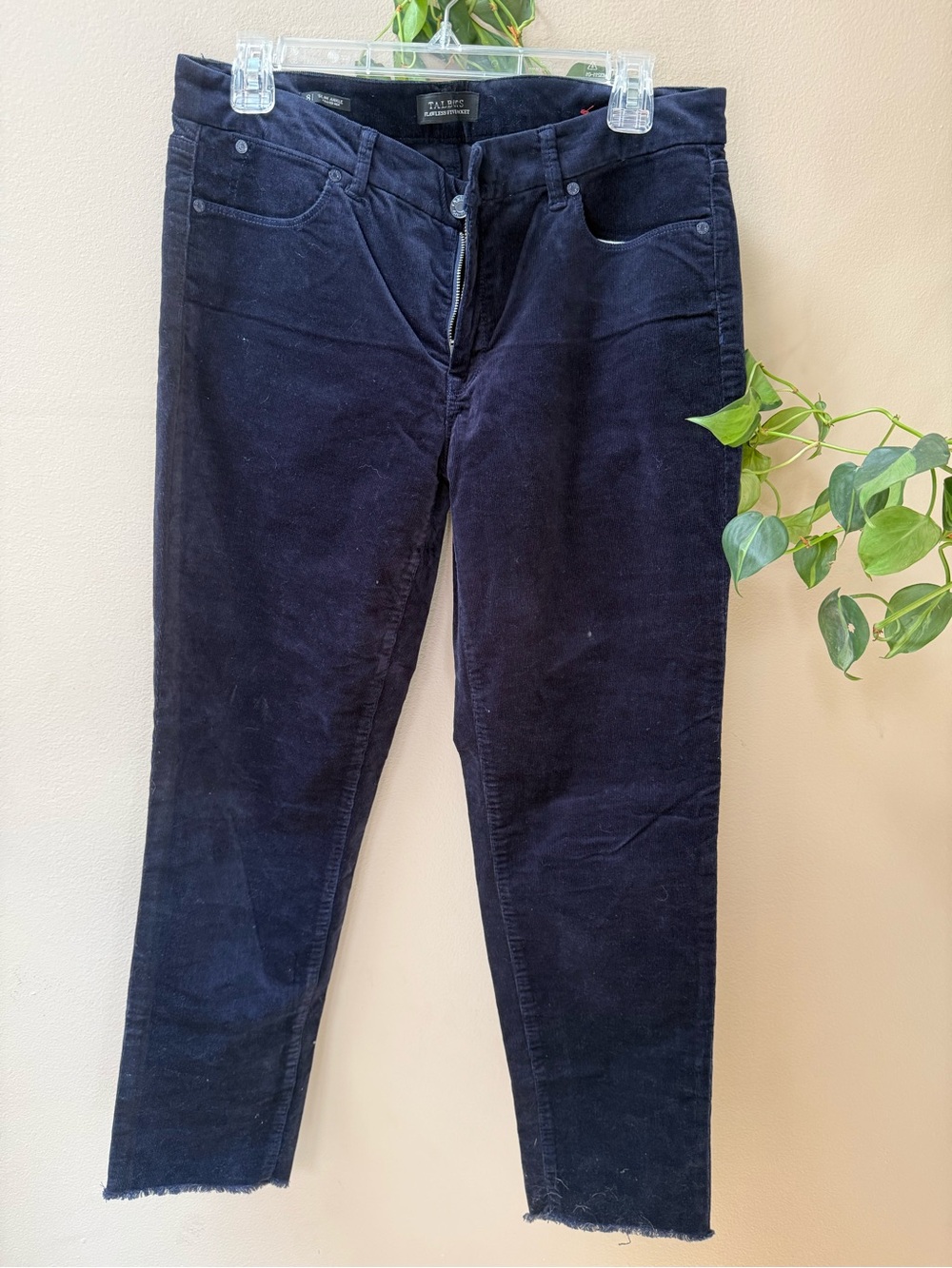 Talbot Slim Ankle Navy Corduroy Jeans